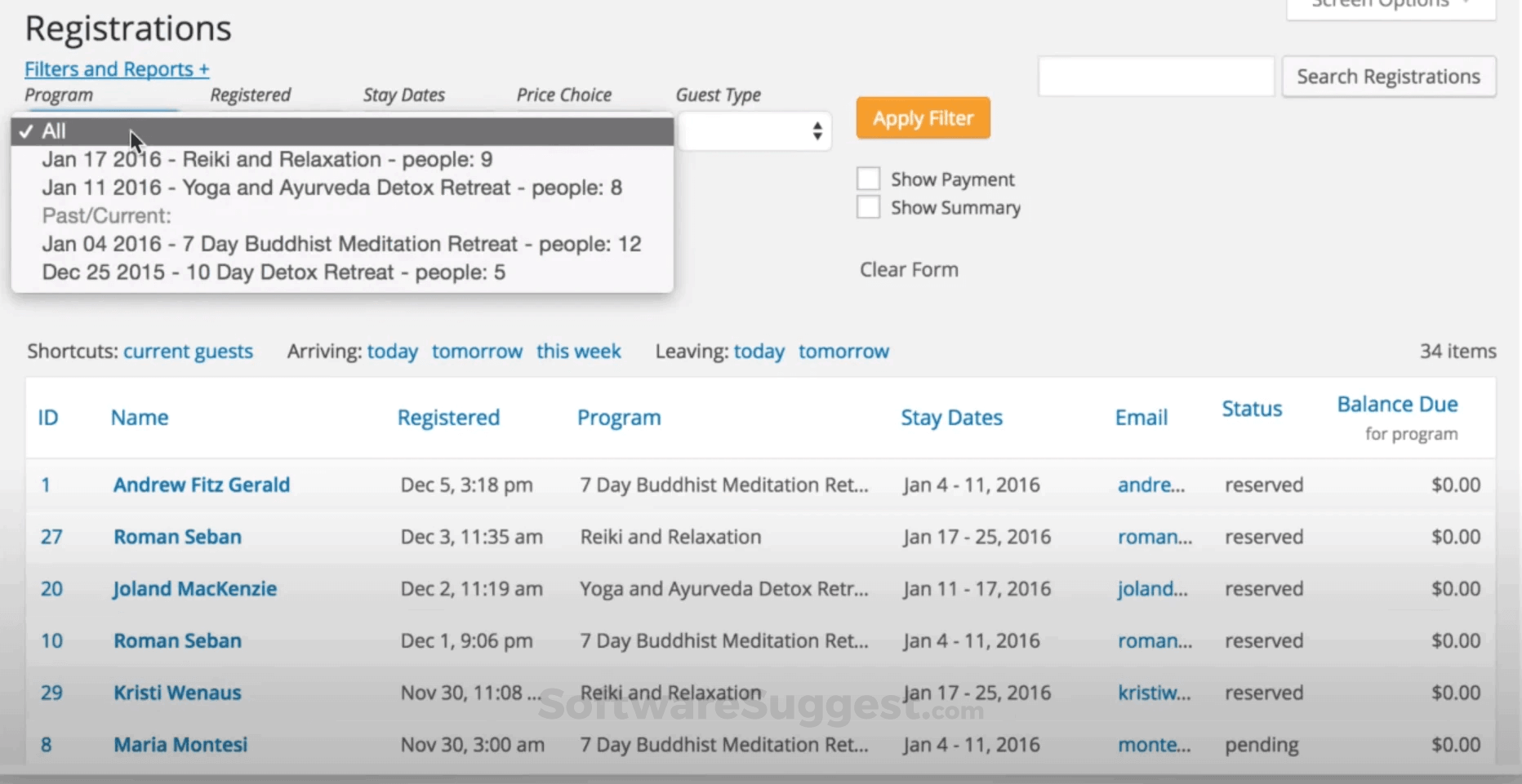 Retreat Booking Guru Pricing, Features, and Reviews (Jul 2024)